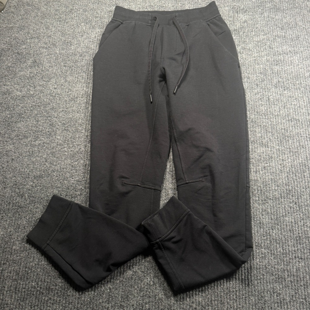 Lululemon City Sweat Joggers Mens XS Black Athleisure Activewear Loungewear
